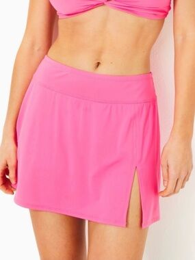 Lilly Pulitzer Kellyann Roxie pink swim skirted bottom size 14 NWT